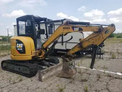 Salvage trucks for sale at Woodhaven, MI auction: 2019 Caterpillar 303.5