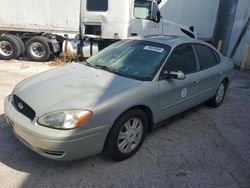 Salvage cars for sale at Riverview, FL auction: 2005 Ford Taurus SEL