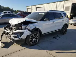 Salvage SUVs for sale at auction: 2017 Ford Explorer XLT