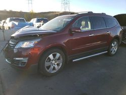 Salvage cars for sale at Littleton, CO auction: 2015 Chevrolet Traverse LTZ