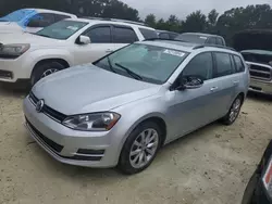 Salvage cars for sale at Ocala, FL auction: 2017 Volkswagen Golf Sportwagen S