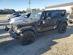 Salvage cars for sale at Augusta, GA auction: 2022 Jeep Wrangler Unlimited Sahara 4XE