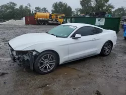 Salvage cars for sale at Baltimore, MD auction: 2016 Ford Mustang