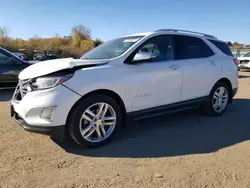 Carros salvage sin ofertas aún a la venta en subasta: 2018 Chevrolet Equinox Premier