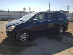 Salvage cars for sale at Chicago Heights, IL auction: 2007 Honda Odyssey EXL