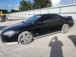 Chevrolet Montecarlo salvage cars for sale: 2007 Chevrolet Monte Carlo SS