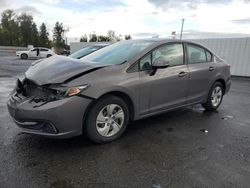 Salvage cars for sale at Portland, OR auction: 2013 Honda Civic LX