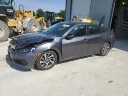 Salvage cars for sale at Columbia, MO auction: 2017 Honda Civic EX