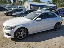 Salvage cars for sale at Wichita, KS auction: 2015 Mercedes-Benz C300