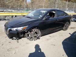 Nissan Sentra salvage cars for sale: 2021 Nissan Sentra SR