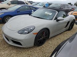 Carros salvage para piezas a la venta en subasta: 2018 Porsche Boxster S