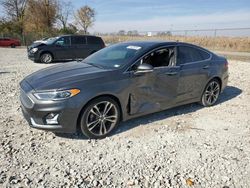 Salvage cars for sale at auction: 2019 Ford Fusion Titanium