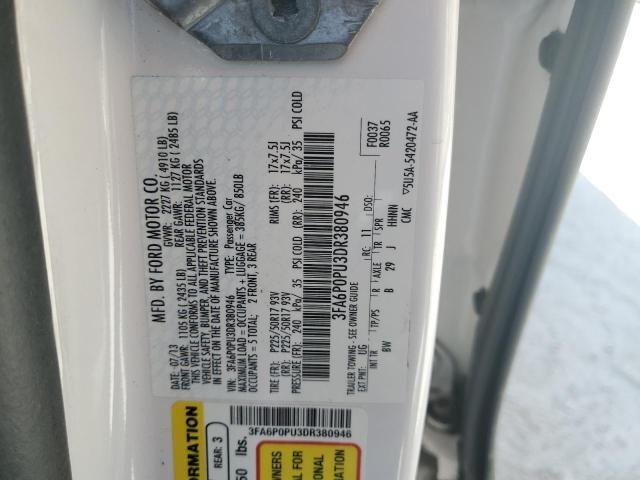 2013 Ford Fusion SE Phev