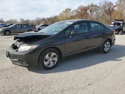 Salvage cars for sale at Ellwood City, PA auction: 2013 Honda Civic LX