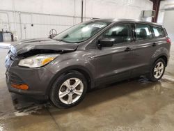 Salvage cars for sale at Avon, MN auction: 2016 Ford Escape S