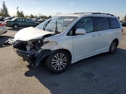 Toyota salvage cars for sale: 2018 Toyota Sienna XLE