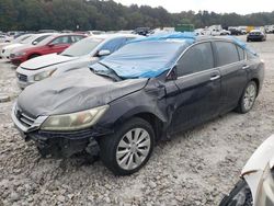 Salvage cars for sale at Florence, MS auction: 2014 Honda Accord EXL