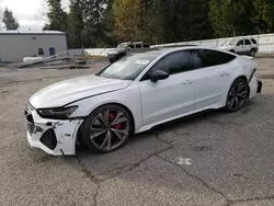 Salvage cars for sale at Arlington, WA auction: 2021 Audi RS7