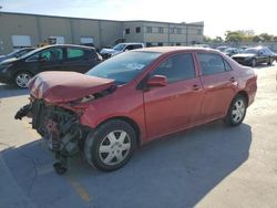 Vehiculos salvage en venta de Copart Wilmer, TX: 2010 Toyota Corolla Base