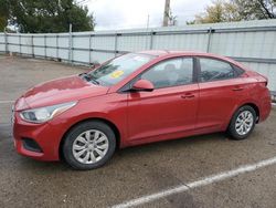 Salvage cars for sale at Moraine, OH auction: 2018 Hyundai Accent SE