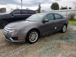 Salvage cars for sale at Arcadia, FL auction: 2012 Ford Fusion SEL