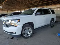 Salvage cars for sale at Phoenix, AZ auction: 2017 Chevrolet Tahoe C1500 Premier