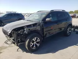 Salvage cars for sale at Grand Prairie, TX auction: 2015 Jeep Cherokee Trailhawk