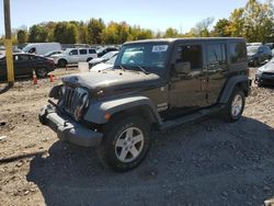 Salvage cars for sale at Chalfont, PA auction: 2012 Jeep Wrangler Unlimited Sport