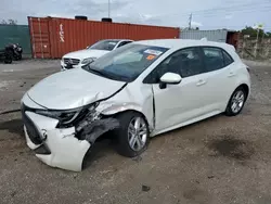 Toyota Corolla Vehiculos salvage en venta: 2020 Toyota Corolla SE