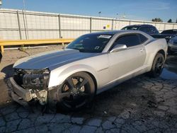 Salvage cars for sale at Dyer, IN auction: 2015 Chevrolet Camaro LT