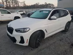 Salvage cars for sale at China Grove, NC auction: 2022 BMW X3 XDRIVE30I