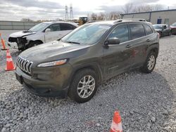 Salvage cars for sale at Barberton, OH auction: 2015 Jeep Cherokee Latitude