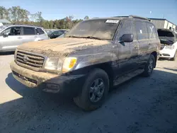 Salvage cars for sale at Spartanburg, SC auction: 2002 Toyota Land Cruiser