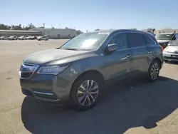 Salvage cars for sale at auction: 2014 Acura MDX Technology