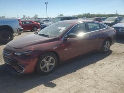 Salvage cars for sale at Indianapolis, IN auction: 2016 Chevrolet Malibu LS