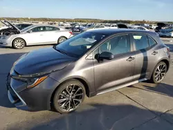 Toyota salvage cars for sale: 2022 Toyota Corolla XSE