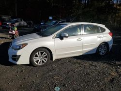 Subaru Impreza salvage cars for sale: 2016 Subaru Impreza Premium