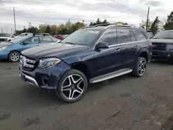 Salvage cars for sale at Denver, CO auction: 2017 Mercedes-Benz GLS 450 4matic