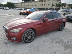 Infiniti salvage cars for sale: 2014 Infiniti Q50 Base