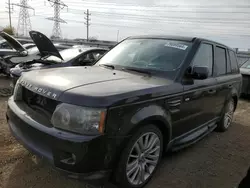 Salvage cars for sale at Elgin, IL auction: 2011 Land Rover Range Rover Sport LUX