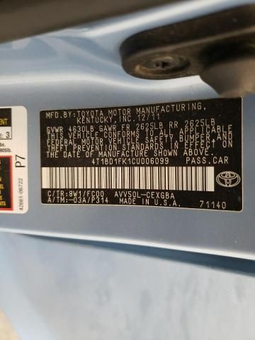 2012 Toyota Camry Hybrid