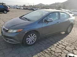 Honda Civic ex salvage cars for sale: 2012 Honda Civic EX