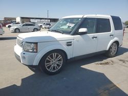 Salvage cars for sale from Copart Grand Prairie, TX: 2011 Land Rover LR4 HSE