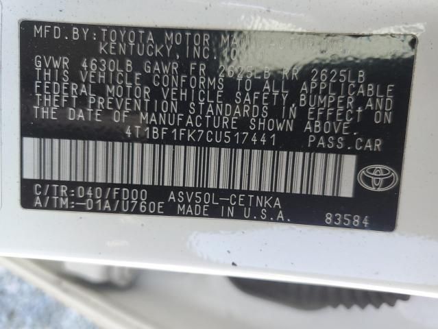 2012 Toyota Camry Base