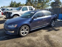 Volkswagen salvage cars for sale: 2014 Volkswagen Passat SE