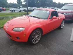 Salvage cars for sale at Riverview, FL auction: 2008 Mazda MX-5 Miata