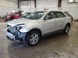 Chevrolet salvage cars for sale: 2017 Chevrolet Equinox LS