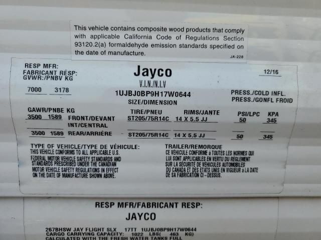 2017 Jayco JAY Flight