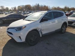 Salvage cars for sale at Chalfont, PA auction: 2017 Toyota Rav4 LE