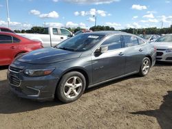 Chevrolet salvage cars for sale: 2017 Chevrolet Malibu LS